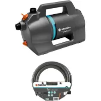 Gardena 09052-20 Gartenpumpe 4100 Silent Saugschlauch-Set