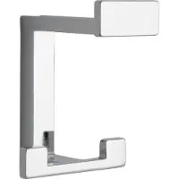 Siro Patère Doradus largeur 70 mm, H 92 mm, zamac chromé poli