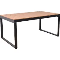 HOME DELUXE Table de jardin SIERA – 160 x 90 cm en aluminium robuste | Meubles de jardin, salon de jardin, table de balcon