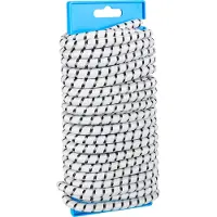 Magni Corde en caoutchouc blanc/noir 8,0mmx10m sur enrouleur Lg (10 m)
