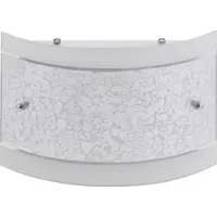 Briloner Best Applique 2 flammes argentée