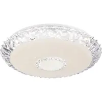 Globo Plafonnier métal blanc, LED
