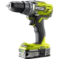 Ryobi Perceuse-visseuse sans fil R18DD3-215S 18 V 50 Nm (5133003774) + 2 batteries 1,5 Ah + chargeur + sacoche