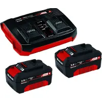 Einhell Power X-Change PXC-Kit de démarrage 2x 3,0Ah & Twincharger Kit