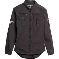 Superdry Military Overshirt Gris S Femme
