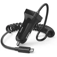 Hama Chargeur de voiture USB-C 12W Noir