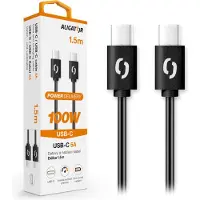 Aligator Câble de données POWER 100W, USB-C/USB-C 5A, 1,5m noir