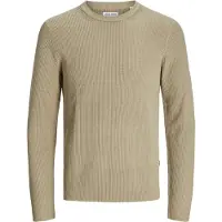 Jack & Jones Pull-over 'JJEPerfect' beige foncé