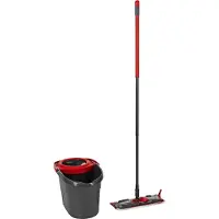 Vileda Ultramat Turbo, Ustensiles de nettoyage, Gris, Rouge, Noir