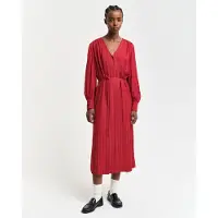 Gant 4503360 Long Sleeve Midi Dress Rouge 38 Femme