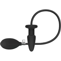 EasyToys - plug anal gonflable (noir)