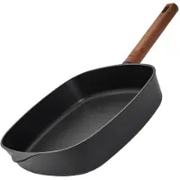 Woll 628WLCI-Q Eco LogicQXR Poêle à frire carrée, Poêle + casserole, Noir