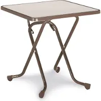 Best-Freizeitmöbel Madrid - Table pliante carrée, 67 x 67 cm, 1 pièce