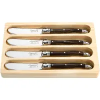 Laguiole Premium Line Couteaux à beurre Darkwood