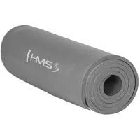 HMS Tapis de yoga antidérapant - 183 cm de long Tapis d'exercice pour un confort maximum Gris