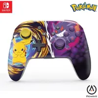 PowerA Enhanced Wireless, Nintendo Switch/Lite/OLED, Pokémon : Pikachu vs Gengar, manette sans fil