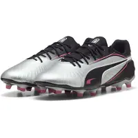 Puma King Match Fg/ag Football Boots Argenté EU 39