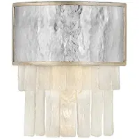 HINKLEY Applique murale glamour Reverie, or champagne, 2xE14x40W, cristal, dim. : 35,6 x 30,5 x 11,4 cm, IP20, Quintiesse