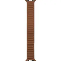 BigBen Interactive Bracelet Apple Watch 38-40-41mm Cuir 138 à 205mm Marron/Orange Bigben