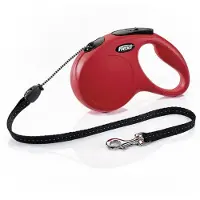 Flexi Laisse New Classic M Corde 5m Rouge
