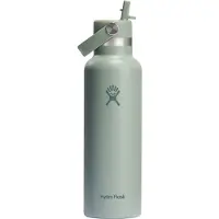 Hydroflask Bouteille isotherme Standard Mouth Flex Straw Cap Tonal Agave, 620 ml