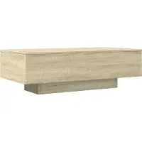 vidaXL Table basse en chêne Sonoma 100x49,5x31 cm Matériau dérivé du bois