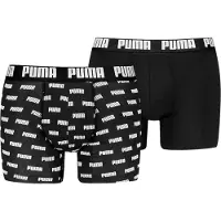 Puma Hommes, Sous-vêtements, Lot de 2 boxers pour hommes avec imprimé Everyday Aop, (lot de 2, L)