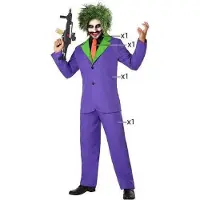 Atosa Costume De Clown Violet