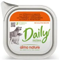Almo Nature Daily avec veau et carottes pâtée pour chien