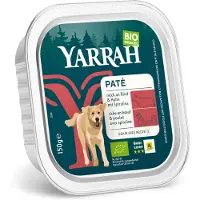Yarrah 12x150g Paté bœuf bio, spiruline Bio Yarrah nourriture humide pour chien : -25 % !