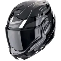 Scorpion EXO-Tech Evo Conquer Noir Purple Casque Modulable Taille XL