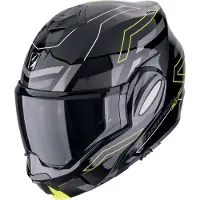 Scorpion EXO-Tech Evo Conquer Noir Rouge Casque Modulable Taille XS