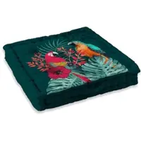 Dynamic24 Coussin de sol Premium 60cm Coussin de chaise Coussin d'assise Coussin de palette Yoga, Couleur:Caracas Blue