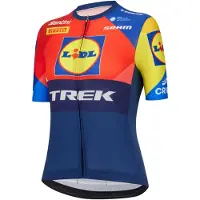 Santini Lidl-trek 2025 Short Sleeve Jersey Multicolore XS Femme