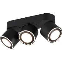 TRIO Plafonnier TAURUS noir 652910332