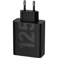 Motorola TurboPower 125W, Intérieur, AC, 1 m, Noir