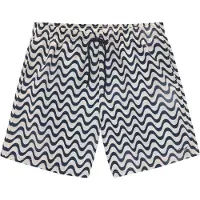 s.Oliver Shorts de bain bleu marine / blanc