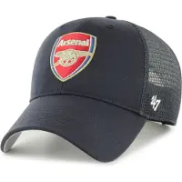 47 Brand Hommes, Casquette, Trucker Snapback Cap - BRANSON FC Arsenal London, Bleu, (Taille unique)