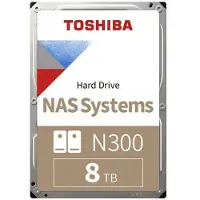 Toshiba N300 NAS Hard Drive 8TB 512MB - Festplatte - Serial ATA (HDWG780EZSTA)
