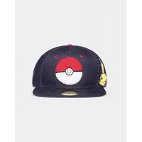 Pokémon Denim Snapback Logo Cap Bleu