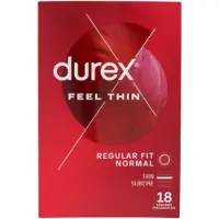 Durex - préservatif ultra fin - sensation naturelle - 18 pièces