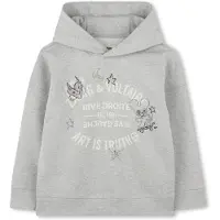 Zadig & Voltaire X60327 Hoodie Gris 4 Years Fille