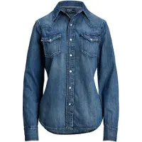Ralph Lauren Chemisier bleu denim
