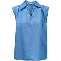 Salsa Jeans 21009425 Sleeveless Blouse Bleu M Femme