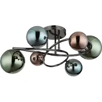 Globo Lighting Plafonnier RIHA DH 65x25 cm gris Plafonnier