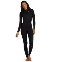 Billabong Foil Gbs 4/3 Mm Woman Long Sleeve Chest Zip Neoprene Suit Noir MS Femme
