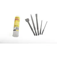 Stanley Ensemble de forets et ciseaux STA54400-XJ; SDS-Plus; 5 unités
