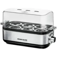 Rommelsbacher ER 600 cuiseur d'oeufs 6 oeufs 400 W Acier inoxydable, Transparent