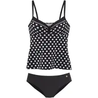 LASCANA Tankini noir / blanc