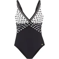 LASCANA Maillot de bain écru / saumon / noir
